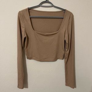 Cropped Tan Top